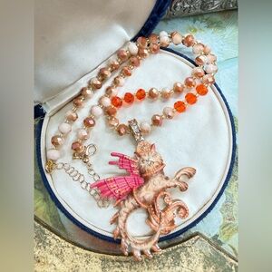 Vintage Kirks Folly Magical Mercat necklace